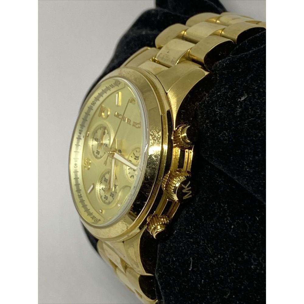 Michael Kors Runway MK5055 Womens Stainless Steel Analog Dial Quartz Watch EY116 - Picture 4 of 12